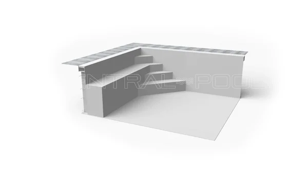 Standard bench design render