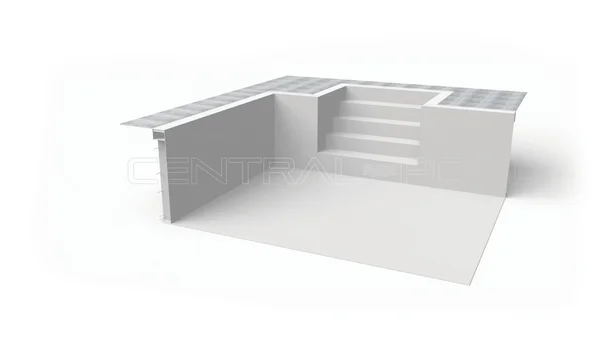 External stair design render